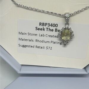 Bomb Party citrine necklace citrine